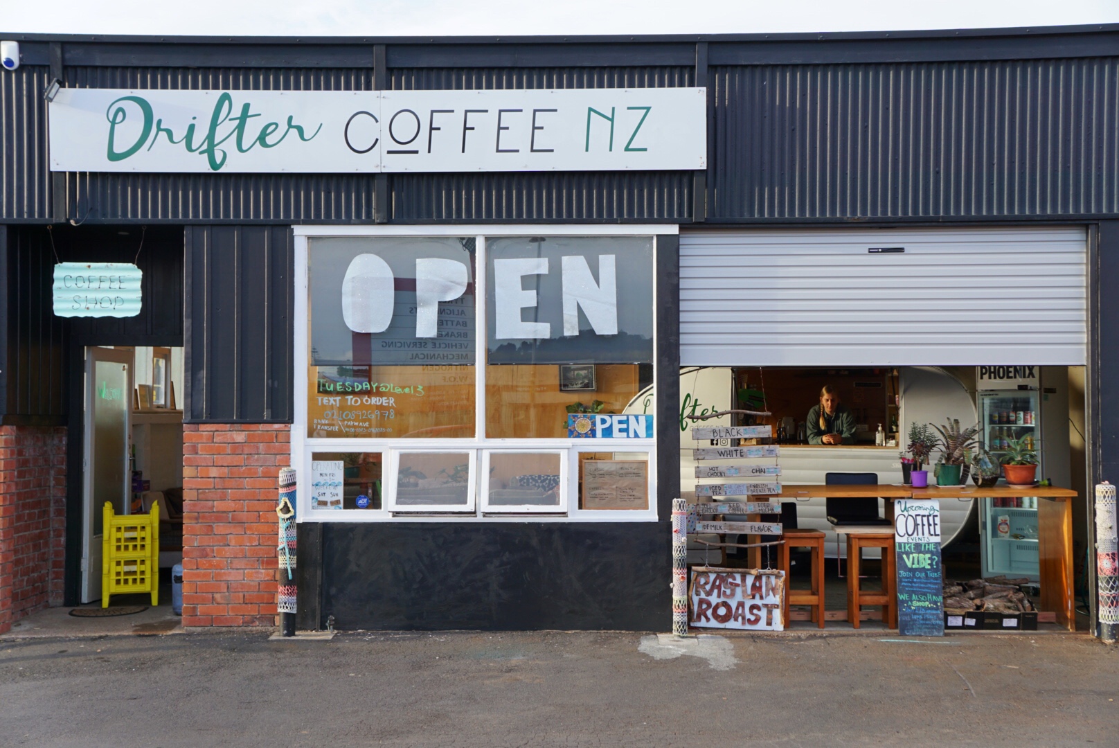 Drifter Coffee website